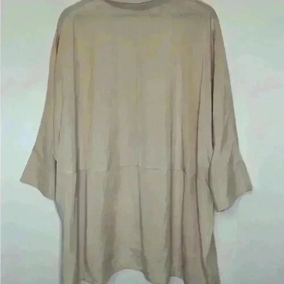 COS Oversized Boxy Half Sleeve Button Down  Shirt in Muted Pink size Large - Picture 5 of 8